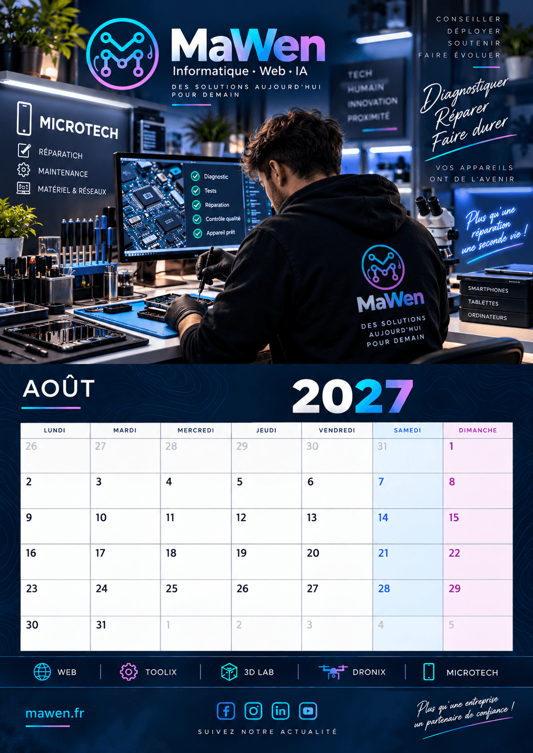 Août — univers 3D LAB