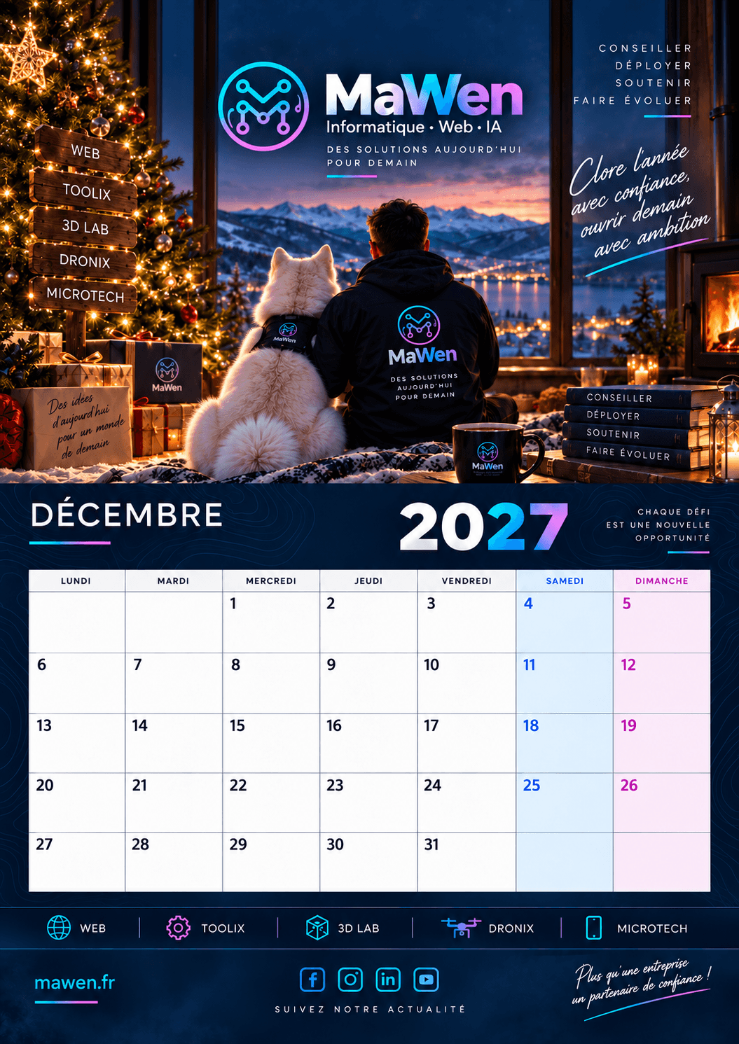 Décembre — univers MaWen